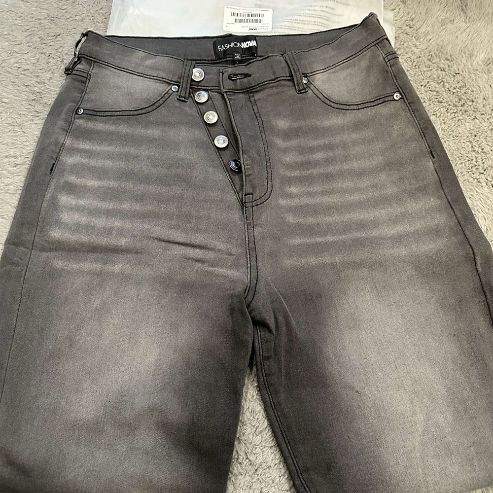 Fashion Nova Gray Jeans
